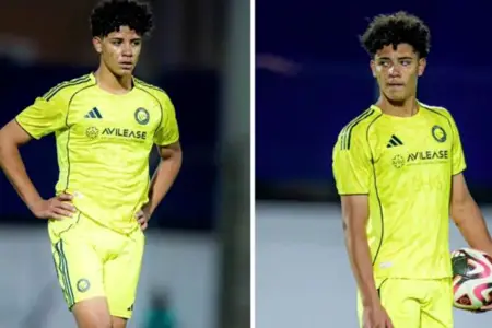 Ronaldonun oğlu Əl-Nəsrin U-17 komandasına qələbə qazandırdı