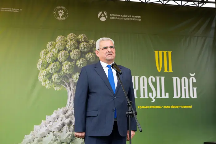 Şamaxıda 7-ci “Yaşıl dağ” ekoloji aksiyası keçirildi