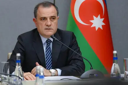 Ceyhun Bayramov Trampın qəbulunda iştirak edib