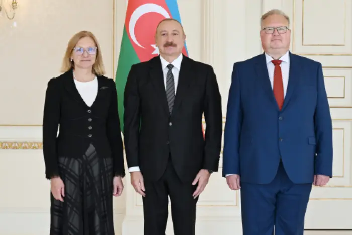 Prezident İlham Əliyev Estoniyanın ilk səfirini qəbul etdi