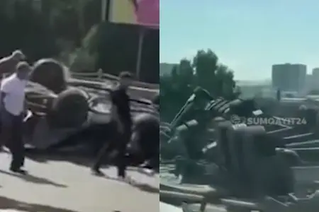 Abşeronda Bakı-Sumqayıt yolunda ağır qəza baş verdi
