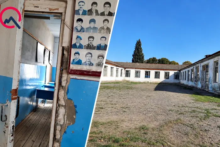 Ağdamın Evoğlu kəndindəki məktəb acınacaqlı vəziyyətdədir