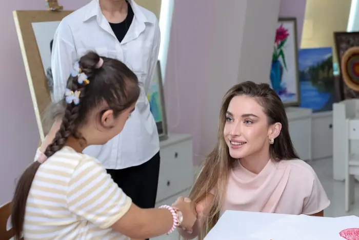 Alyona Əliyeva xüsusi qayğı mərkəzinə baş çəkib