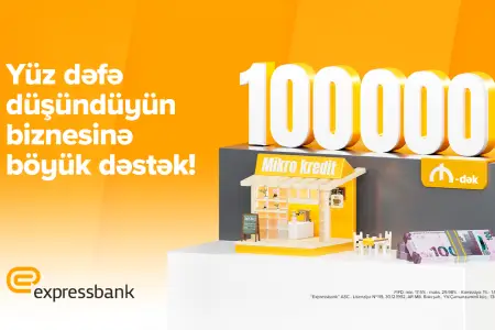 Expressbank sahibkarlara 100 000 manat kredit verir