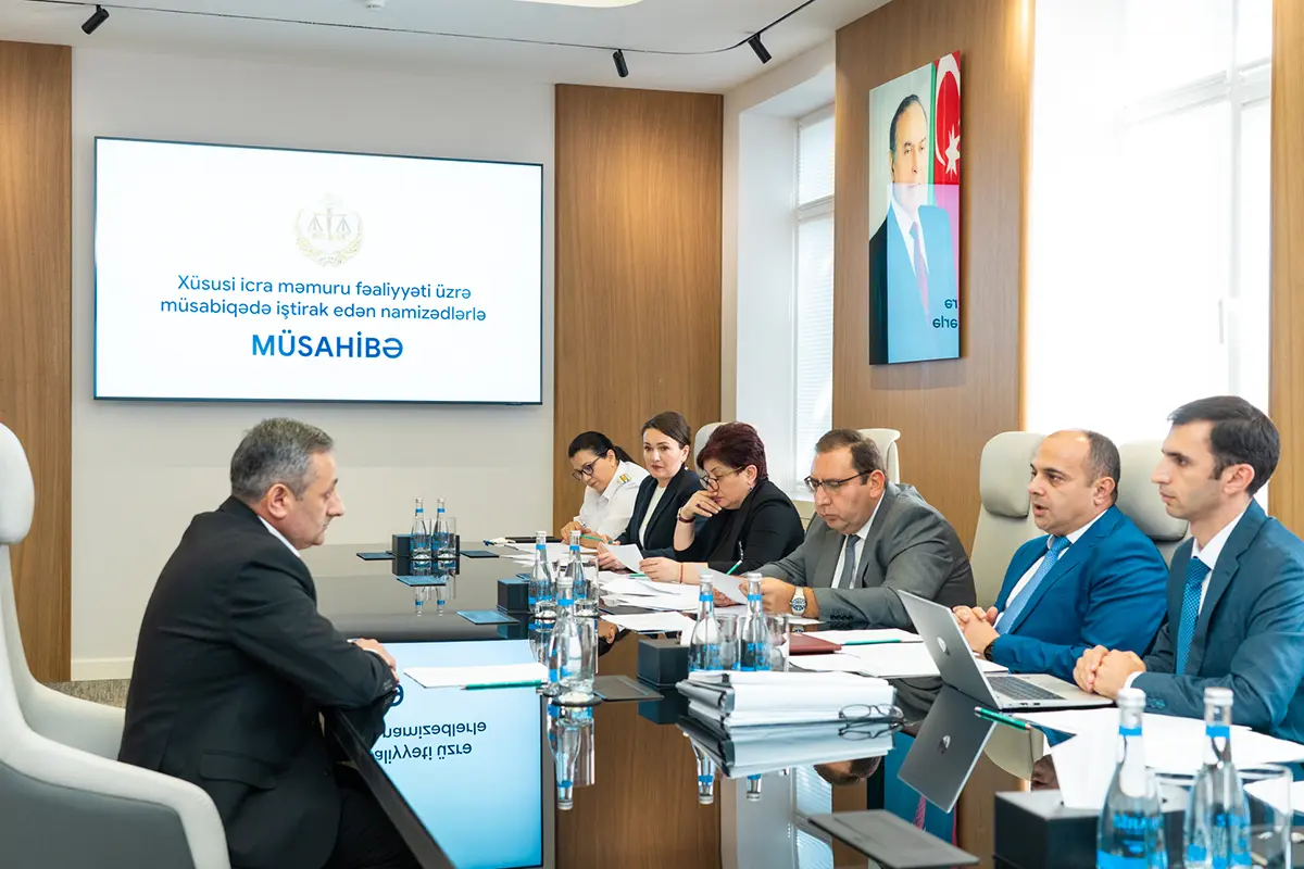 Xüsusi icra məmuru namizədləri hazırlığa cəlb olunur