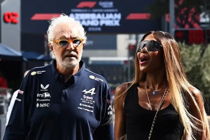 Naomi Kempbell Bakıda Flavio Briatore ilə görüntülənib