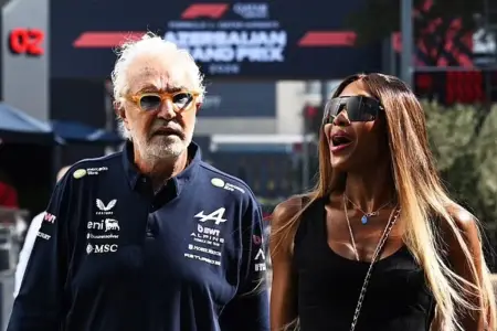 Naomi Kempbell Bakıda Flavio Briatore ilə görüntülənib