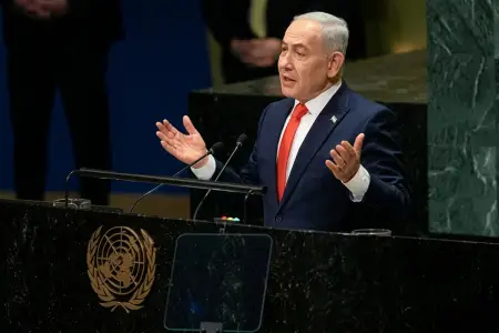 Netanyahu BMT-də çıxış edərkən zal boşaldı