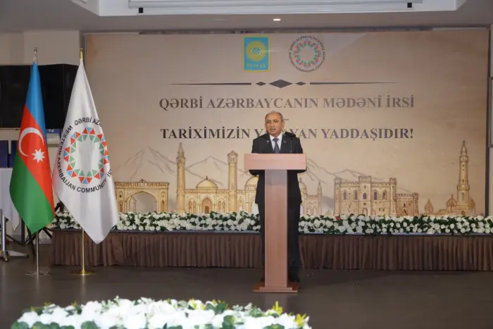 Yevlaxda Qərbi Azərbaycan irsi mövzusunda tədbir olub