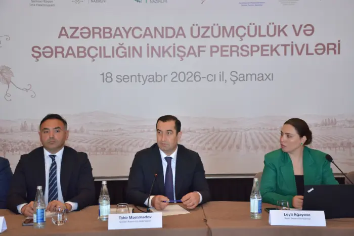 Sentyabrın 18-də Şamaxıda üzümçülük konfransı keçirildi