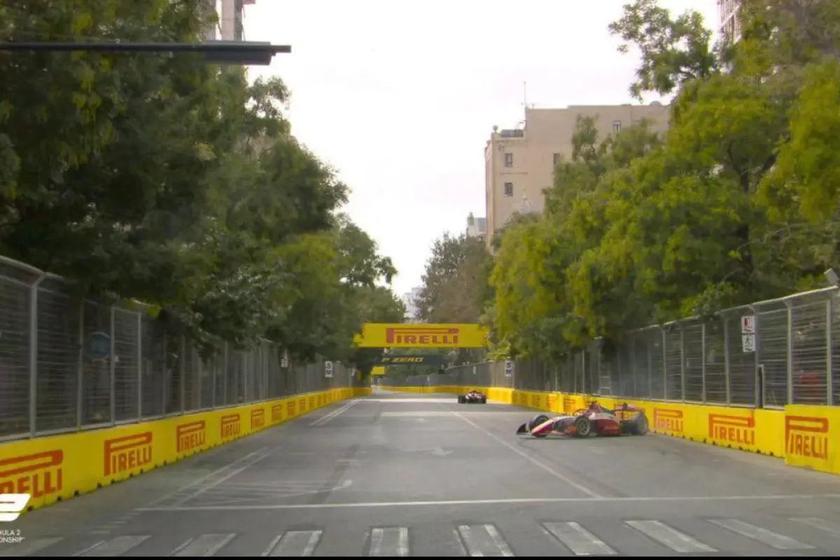 Bakıda Formula 2 yarışında Montoya qəza etdi