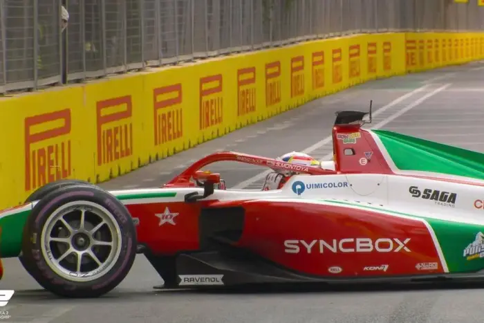 Bakıda Formula 2 yarışında Montoya qəza etdi