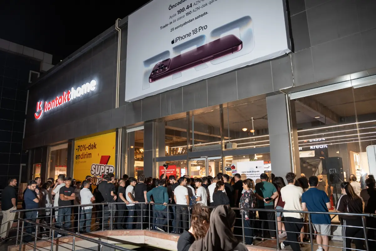 Bakıda “iPhone 18 Pro”un satışı başladı: gecə axını yaşandı