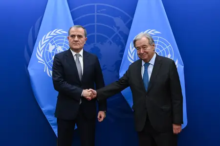 Bayramov Nyu-Yorkda Quterreşlə sülh prosesini müzakirə edib
