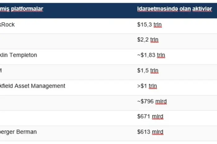 Bakıda 30 trilyon dollarlıq investisiya forumu keçirilib