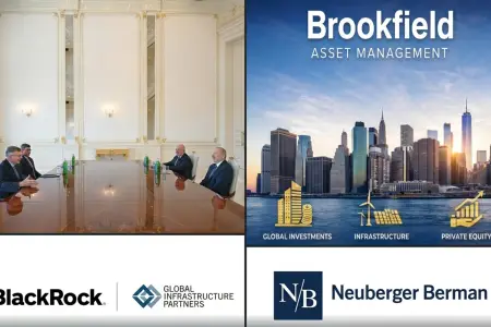 İlham Əliyev Brookfield və BlackRock rəhbərləri ilə görüşdü