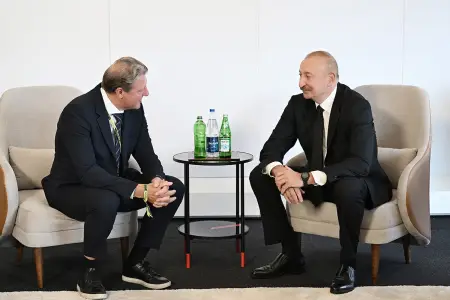 İlham Əliyev Aleksandr Oşpelti qəbul edib