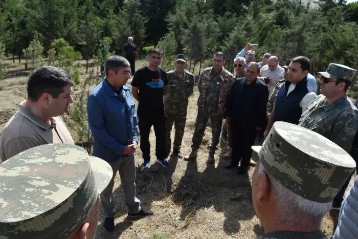 Yasamalda şəhidlərin xatirəsinə ağacəkmə aksiyası