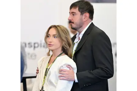 Heydər Əliyev Formula 1 yarışını xanımı ilə izlədi