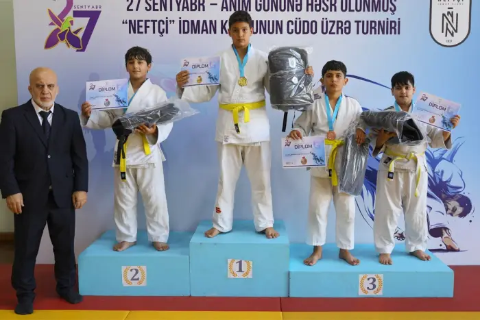 "Neftçi" İdman Klubu Sumqayıtda cüdo turniri keçirib
