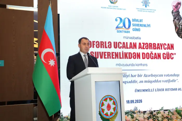 Nizamidə Dövlət Suverenliyi Gününə dair konfrans keçirildi