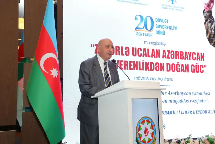 Nizamidə Dövlət Suverenliyi Gününə dair konfrans keçirildi