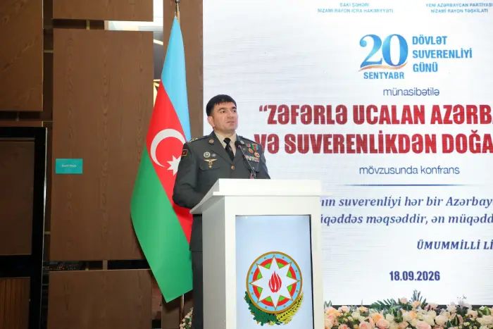 Nizamidə Dövlət Suverenliyi Gününə dair konfrans keçirildi