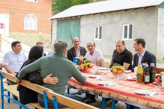 Anar Ələkbərov Astarada Pəncəli Teymurovun ailəsinə qonaq getdi