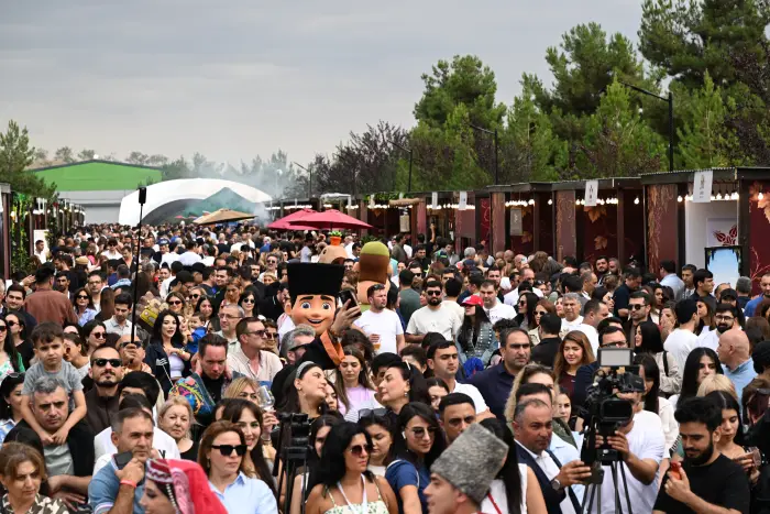 Şamaxının Meysəri kəndində Üzüm və Şərab Festivalı başladı