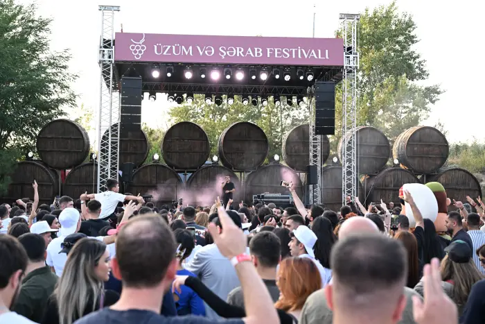 Şamaxıda Üzüm və Şərab Festivalı konsertlə davam etdi