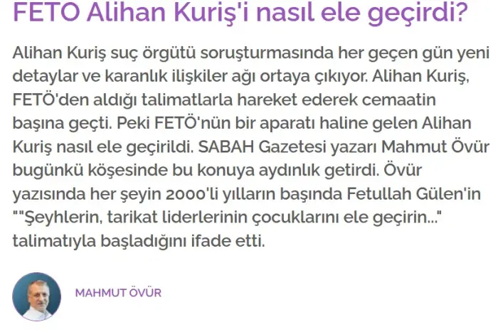 Ankarada “süleymançılara” qarşı geniş əməliyyat keçirilib