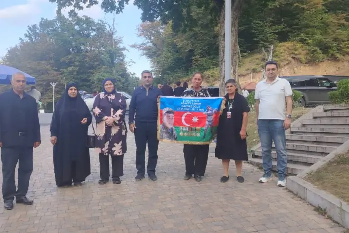 Yevlaxlı şəhid ailələri Qarabağ səfərində olub