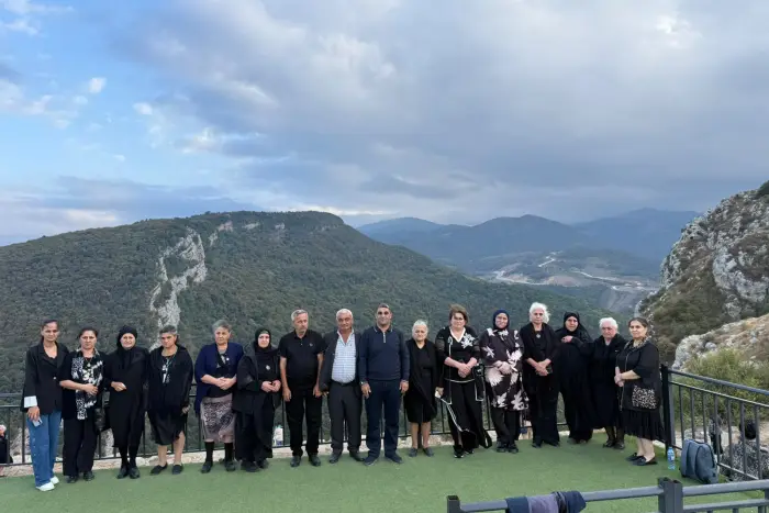 Yevlaxlı şəhid ailələri Qarabağ səfərində olub