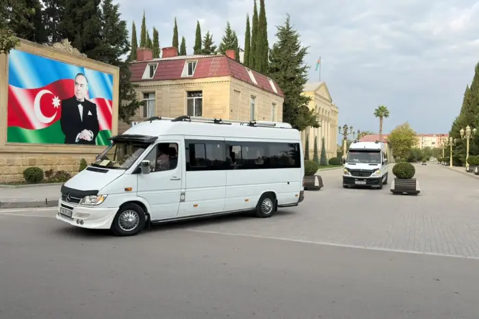 Yevlaxlı şəhid ailələri Qarabağ səfərində olub
